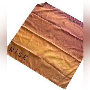 Rise festival Gradient Orange and Yellow silky oversized Scarf